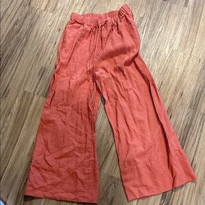Adrianna Papell womens Salmon Drawstring Pants xs